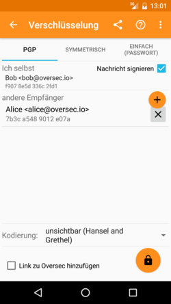 Encryption Parameters PGP