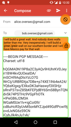 Encrypted Email