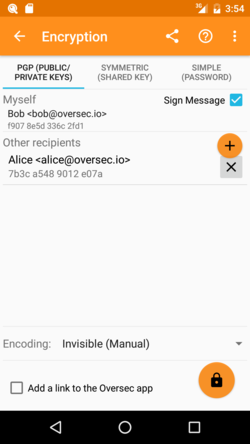 Encryption Parameters PGP